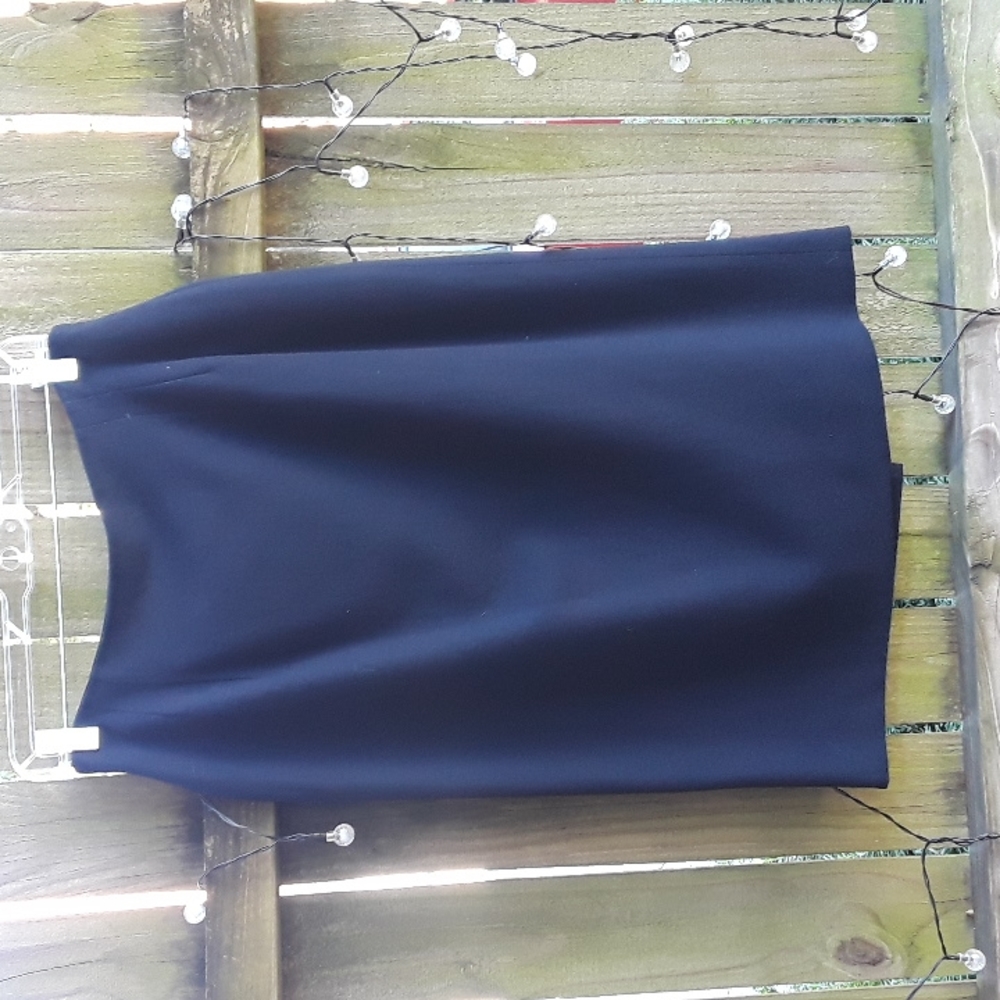 Wool pencil skirt